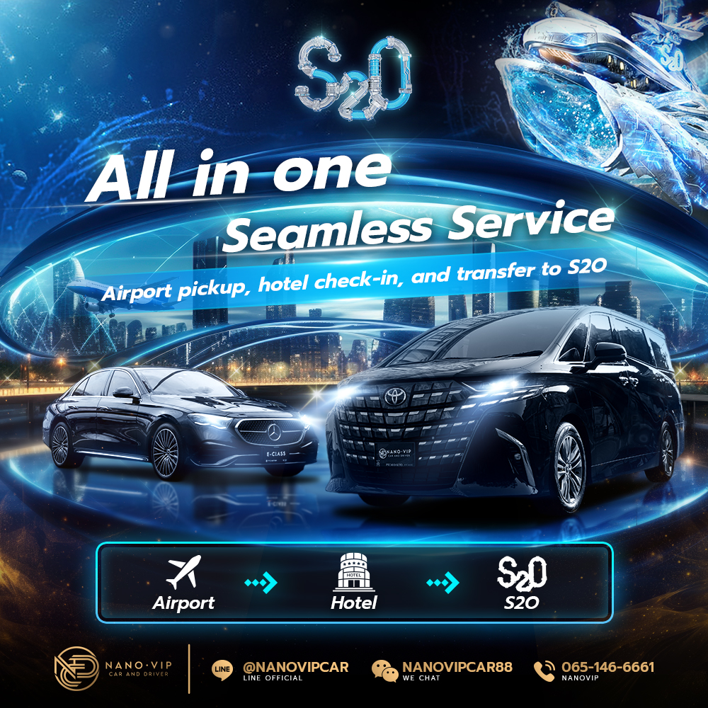 Airport Pickup, Hotel Check-in, and S2O Festival Transfer – All-in-One Service