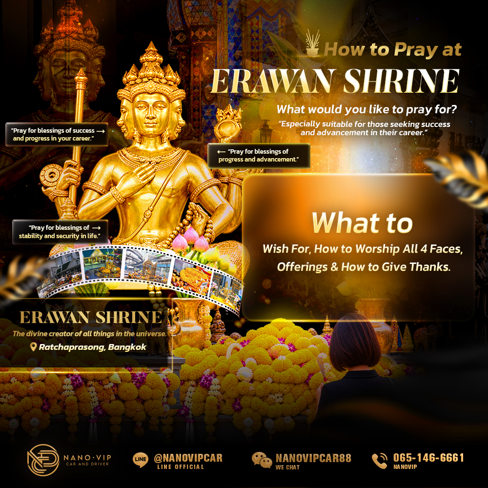 How to Pray at Erawan Shrine Bangkok: What to Wish For, Four-Faced Brahma, Offerings & Thai Dance Ritual