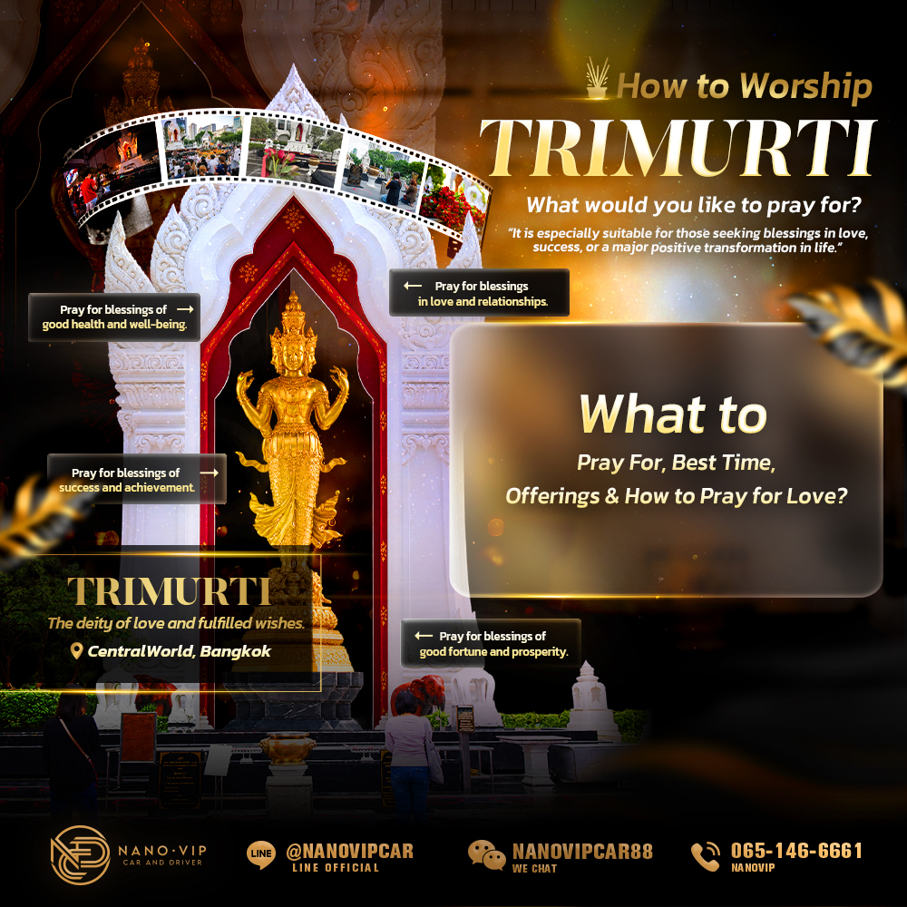 How to Pray at Trimurti Shrine CentralWorld Bangkok: Love Wishes, Best Time, Offerings & How to Pray for Love