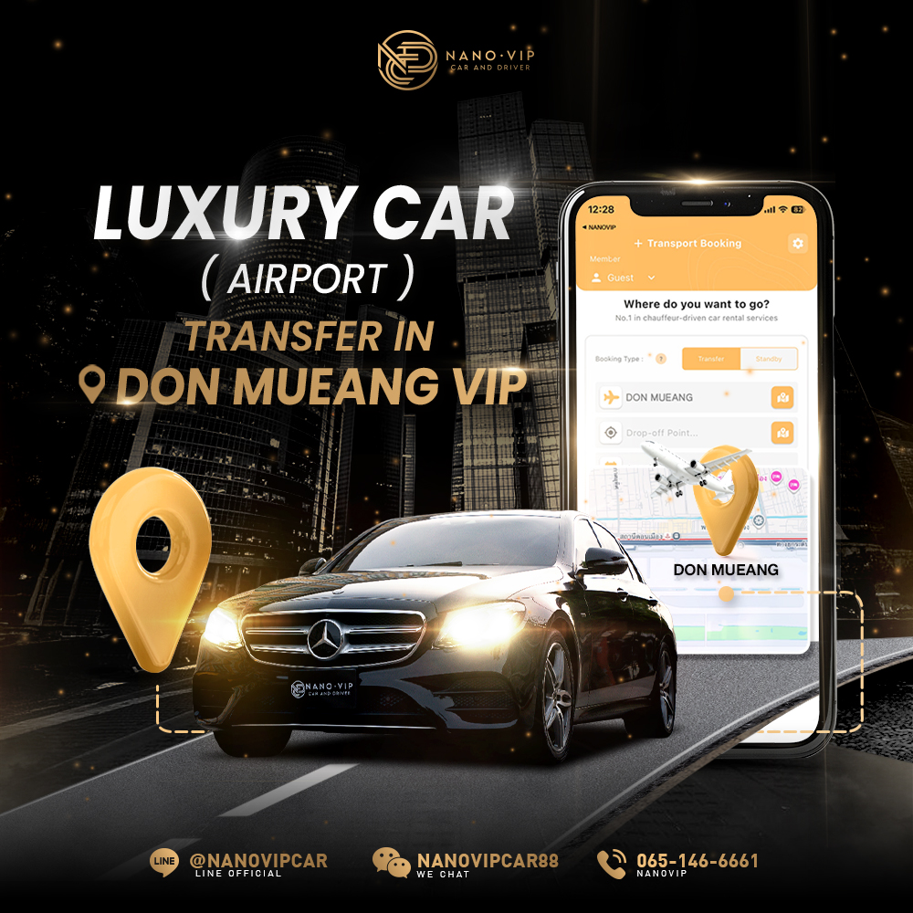 Luxury Car Rental with Chauffeur – Don Mueang Airport VIP Transfer
