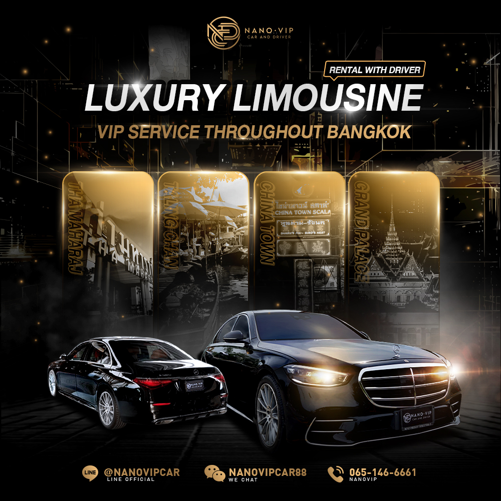 Rent Luxury Limousine with Chauffeur – VIP Service Across Bangkok