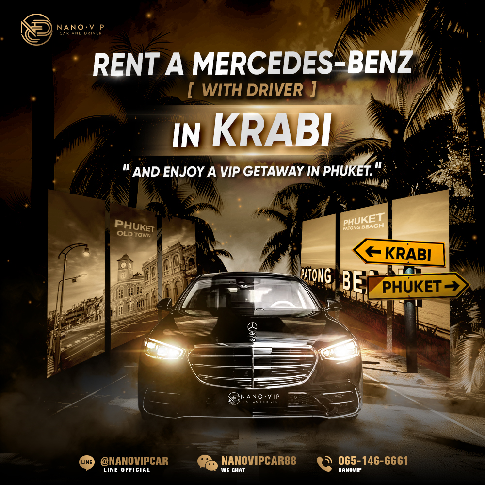 Rent a Mercedes-Benz with Chauffeur in Krabi – Experience Phuket in VIP Style