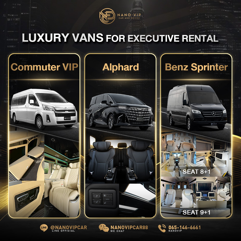 Luxury Van Rental for Executives | Professional Transportation Service