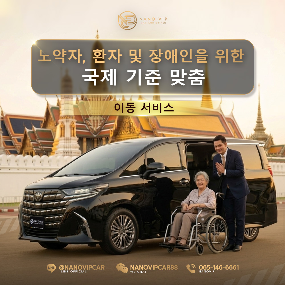 고령자 및 환자 전용 VIP 픽업 서비스 – 안전하고 편안한 프리미엄 이동 | NanoVIP