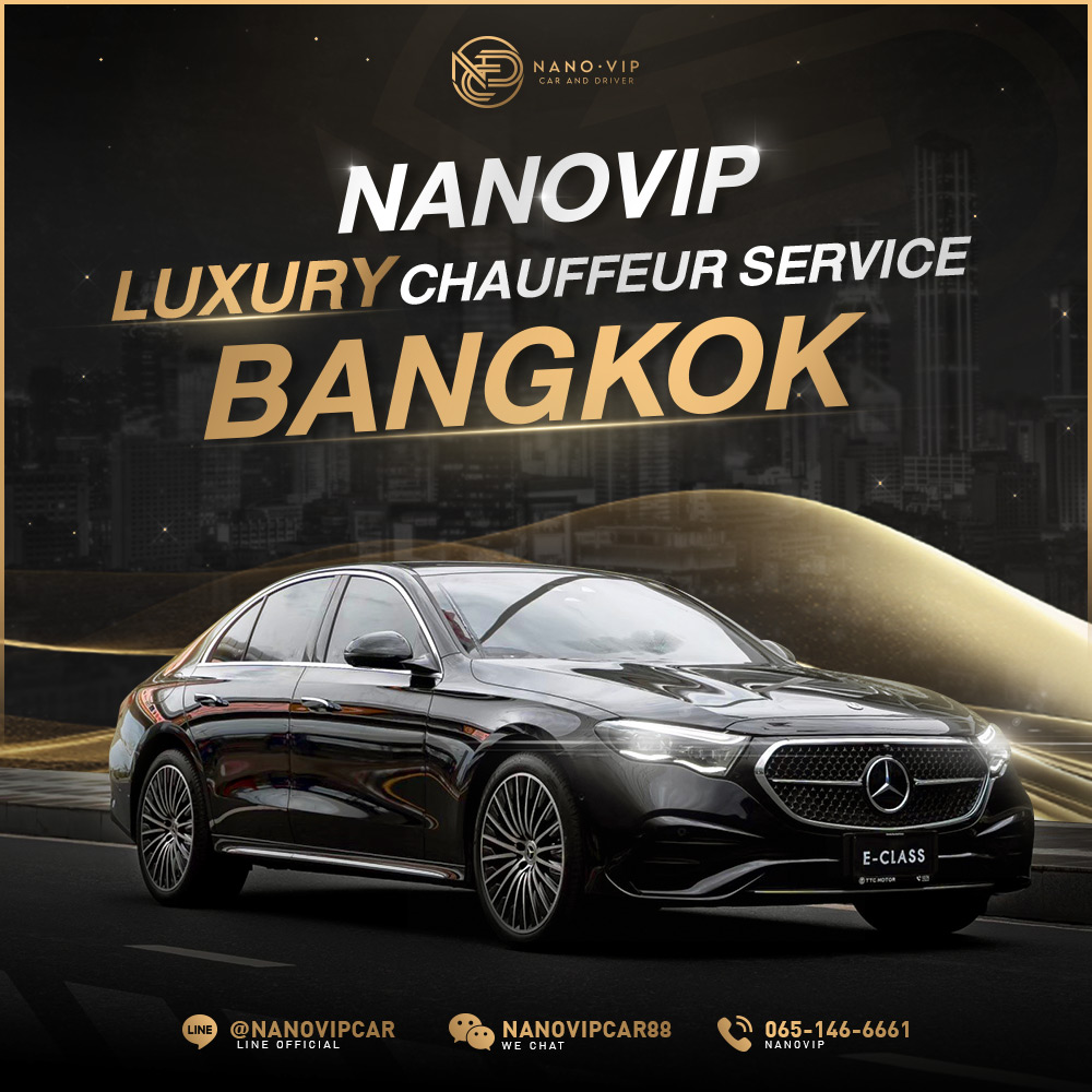 Luxury Sedan Chauffeur Service by NanoVIP – First-Class Comfort & Convenience